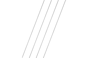 QUARKZMAN 4 stycken helgängade stänger M2 x 0,4 mm stigning 304 rostfritt stål högergängade stänger 250 mm/10 tum långa gängs