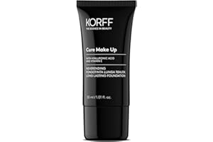KORFF Fondotinta Crema, Effetto Matt, Lunga Tenuta, Copertura Media - Alta, Formula Anti-età Idratante con acido ialuronico