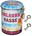 Produktbild Spardose -  Urlaubs Kasse  - mit 2 Schlüssel und Schloss - stabile Sparbüchse aus Metall - Geld Sparschwein / Blechdose - Blechspardose - für Kinder & Erwac..