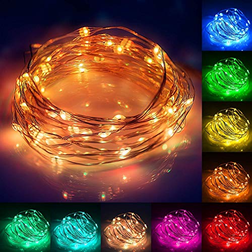gledto Ghirlanda luminosa LED Natale USB RGB Luci etoilées Decorative impermeabile Festival Halloween per vacanze, giardino, casa, camera, matrimonio