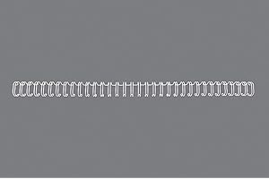 GBC WireBind Binding Wires, 11 mm, 100 Sheet Capacity, A4, White, Pack of 100, RG810770