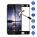 Produktbild MaxKu ZTE Blade V8 Schutzfolie, Full-Cover HD Displayschutzfolie 3D Vollbild Panzerglasfolie 9H Tempered Glass Hartglas, Glasfolie Handy Schutzglas Schutzfolie für ZTE Blade V8, Schwarz