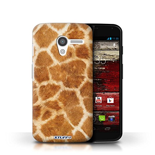Preisvergleich Produktbild Gedruckt Schutzkoffer Schutzhüllen / Hülle für Motorola MOTO X / Giraffe Muster / Tierpelz Muster Kollektion