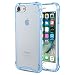 Produktbild MoKo Kompatibel für iPhone 8 / iPhone 7 Hülle - [Kristall Durchsichtig Serie] Ultra Slim TPU Silikon Handyhülle Crystal Clear Phone Bumper Case Schutzhülle Schale für Apple iPhone 8 / iPhone 7, Blau