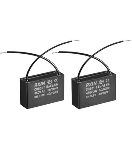 Plafond Ventilateur Condensateur CBB61 4.5uF 250V 2 Fils