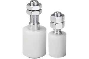 DOJA BARCELONA DOJA Industrial | Rodillos Nylon Puerta Corredera | 40 x 60 | 4 Unidades | Ruedas Guia | Aplicación: Puerta Electrica, Cinta Transportadora, Puerta Corredera, Rueda Transpaletas