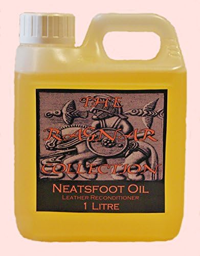 Neatsfoot Oil - 1 Litre- Reconditions old &amp; dried out leather and softens new-FREE UK DELIVERY