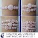 Rose Quartz Baby Bonding Bracelet by Easy Mom and Baby | Nursing Bracelet for Breastfeeding | Perfect Unique Baby Shower Gift (8mm beads in presentation box)