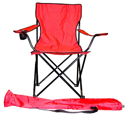 Preisvergleich Produktbild VMI Klappsessel mit Becherhalter, blau rot