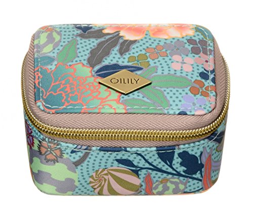 Preisvergleich Produktbild oilily Kosmetiktasche Ajisai Blossom Mini Case Pool Blue Damen Kulturkästchen Blau