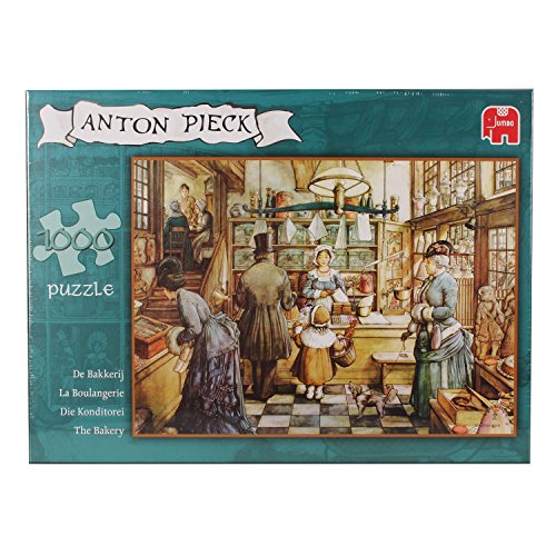 Jumbo Puzzle 1000 Pezzi – Anton Pieck: Navi Nel Canale – Multicolore, 18855