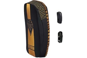 URBANSBEE Bouclier de Frappe, MMA Muay Thai Curved boucliers de Boxe, Pao Boxe Thai Pads pour Entraînement De Frappe Kickboxing Arts Martiaux Karate Taekwondo