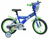 Rueda hinchables Disney Monsters Academy University Bicicleta niño Azul 16 \"