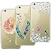 Produktbild Yokata [3 Packs] Huawei P8 Lite 2017 Hülle Transparent Weiche Silikon Handytasche Handyhülle Schutzhülle TPU Handy Tasche Schale Etui Weich Silicone Bumper Ultra Dünn Slim Durchsichtig Premium Kratzfest Kreative Motiv Muster Clear Backcover Schutz für Huawei P8 Lite 2017 (5,2 Zoll) Case Cover - Turm und Fahrrad + Blumen und Schmetterlinge + Blumen