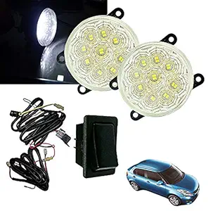 Autopearl 9 LED DRL Fog Lamp for Swift Dzire 2012 (Set of 2)