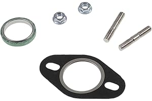 2EXTREME Auspuffdichtung + Stehbolzen Set + Krümmerdichtung – passend für 50ccm Roller 2-Takt – kompatibel mit Aprilia, Piaggio, Yamaha – hitzebeständige Flachdichtung