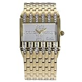 Carpe Diem -Selene- rechteckige Damenarmbanduhr / Damenuhr - mit weißem Zifferblatt