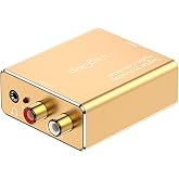 VegGieg Koaksiyel Toslink Optik Dijital to 3.5mm RCA Analog Ses &Ccedil;evirici Adapt&ouml;r