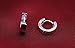 Hosaire Womens Girls Fashion Silver Patinum Ear Buckle Crystal Ear Stud Earrings