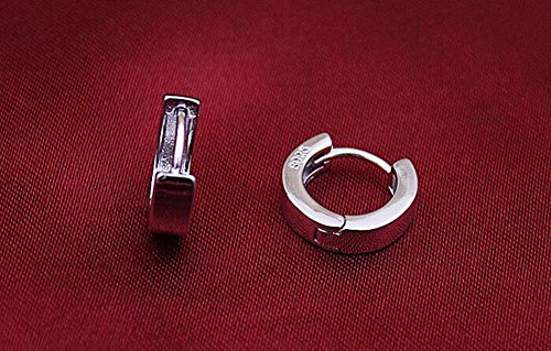 Hosaire Ohrringe Mode Ring Form Edelstahl Ohrring für Geburtstag Valentinstag Geschenk Ohrhänger - 2