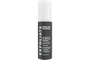 PAULA'S CHOICE Paula’s Choice SKIN PERFECTING 2% BHA Gel Exfoliante - Peeling Facial Reduce Puntos Negros, Poros y Acne - con Ácido Salicílico & Bisabolol - Todos Tipos de Piel - 100 ml
