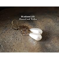 HIMMEL UND WOLKEN Vintage Ohrringe