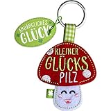 inkl. Schlüsselring GRUSS & CO 45528 Filzanhänger »Glückspilz«