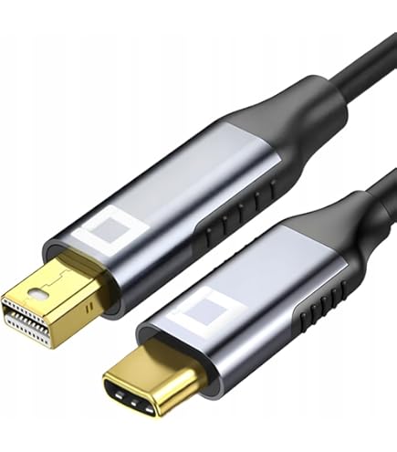 Cable Matters Unidirectionele USB C naar Mini DisplayPort-kabel - 1,8 m (USB C naar Mini DP-kabel) ondersteunt 4K 60Hz - Niet compatibel met USBC of Thunderbolt 3-opslag, harde schijf of audioapparaat