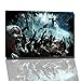 Produktbild dead island Bild auf Leinwand -- 100x70 cm fertig gerahmte Kunstdruckbilder als Wandbild - Billiger als Ölbild oder Gemälde - KEIN Poster oder Plakat