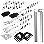 JOLVVN Grillbesteck Set 23er Bestecksets BBQ Grillzubehör – Bild 5