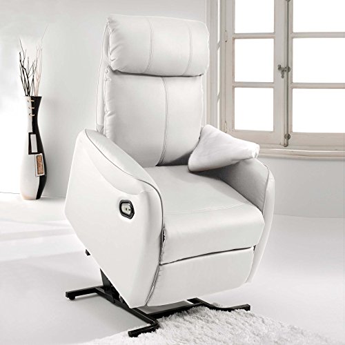 Sedutahome Sillón Relax función levantapersonas Modelo Lift Color Blanco