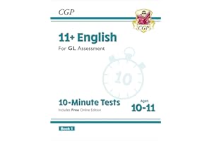 11+ GL 10-Minute Tests: English - Ages 10-11 Book 1 (with Online Edition)