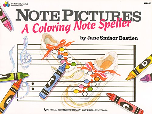 Note Pictures: A Coloring Note Speller livre