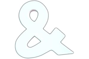 DECOPATCH Décopatch AC317O - Un support en papier blanc mâché 1,5x12,5x12 cm, Lettre &