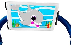 Sovica Soporte Tablet Carrito Bebe Cochecito Silla de Paseo Bebe Universal valido para Todo Tipo de Tablets pc y manillares de Carrito Bebe Giro 360º Soporte de Carrito Bebe para Tablet