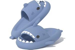 Mesing Ciabatte Squalo Estive Mare Open Toe Donna Uomo Ultra Morbide Antiscivolo Sandali da Spiaggia e Piscina a Punta Aperta Shark Slides Slippers