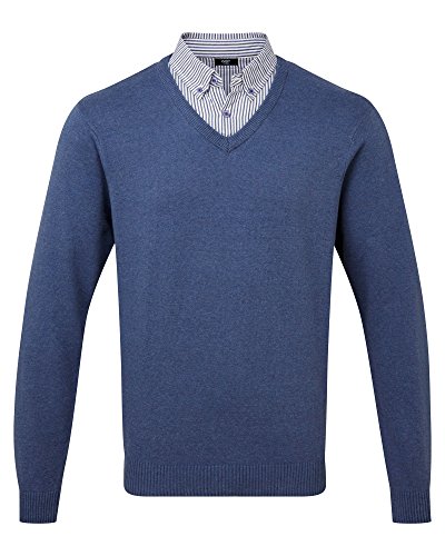 Cotton Traders Mens Casual Mock Shirt and V Neck Jumper Sweater Knitwear