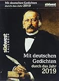 Mit deutschen Gedichten durch das Jahr 2019 Tagesabreißkalender by 