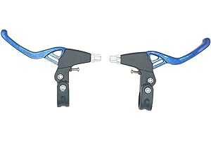AIRFUL 1 Par 16cm Largo Versión Manija de Freno de Bicicleta, Manillar de Freno de Bicicleta de Aleación de Aluminio Completa Palanca de Freno para Bicicletas para Bicicletas de 2.2cm Diámetro Manija