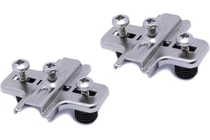 GAMOBIFER SALICE Base Serie 200 con Montaggio Tradizionale. Basetta Cerniera per Ante e Sportelli. (CROCE H00 SIMMETRICA TENONE)