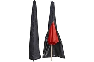 CHUER Housse de Protection Premium pour Parasol 265CM Déporté Housse de Protection en 210D Oxford Imperméable Résistant à UV Intempéries avec Sac de Rangement