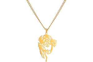 EUEAVAN Collar con colgante de cabeza hueca de Jesucristo con dije religioso cristiano, cruz bíblica, collar de oración de acero inoxidable, joyería para hombres y mujeres