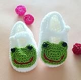 Huihuger Calcetines de punto para bebé recién nacido, suave ganchillo, sandalias para bebés,...