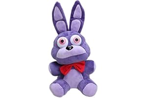 JILIJIA Five Nights Game Bonnie - Muñeca de Peluche para niña, Regalo de cumpleaños FNAF muñeco