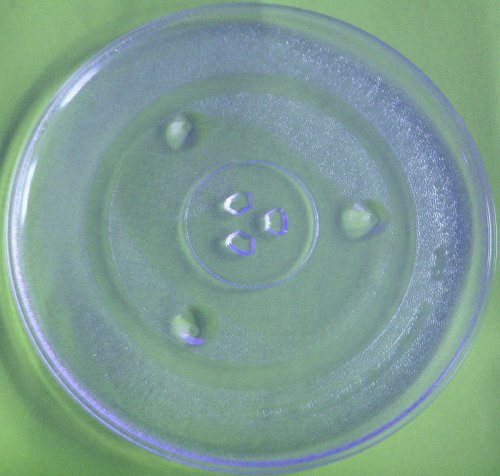 Mikrowellenteller / Drehteller / Glasteller fr Mikrowelle # ersetzt Exquisit Mikrowellenteller # Durchmesser  31,5 cm / 315 mm # Ersatzteller # Ersatzteil fr die Mikrowelle # Ersatz-Drehteller # OHNE Drehring # OHNE Drehkreuz # OHNE Mitnehmer