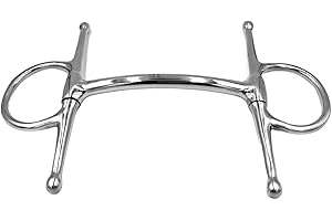 Equine Smile ES0100 Gebiss ErgoBit Bit Knebeltrense Schenkeltrense Stangengebiss Stange Gebissstärke 16 mm (12.5 cm)