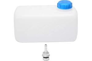 AKOZON Plastikowy Zbiornik Paliwa, 5,5 L Plastikowy Zbiornik Paliwa Zbiornik Benzyny o Dużej Pojemności Zbiornik do Samochodu Ciężarówka Statek Lotnictwo Ogrzewanie Postojowe Box