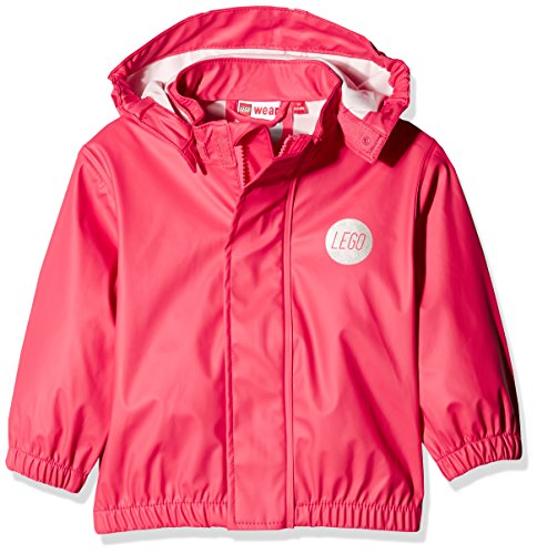 Legowear Girls Jessi 206 Raincoat, Pink (Bright Red), 2 Years (Manufacturer Size:92)