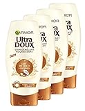 Garnier Ultra Doux Après-Shampooing Lait de Coco Macadamia 200ml - Lot de 4