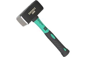 Mazo extragrande de 2000 g con empuñadura de fibra de vidrio de la ENFORCE Serie de WIESEMANN 1893 | Cabeza forjada, endurecida por inducción | 80560